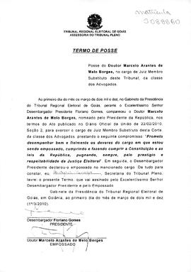 Termo de Posse - Marcelo Arantes de Melo Borges (01-03-2010).pdf